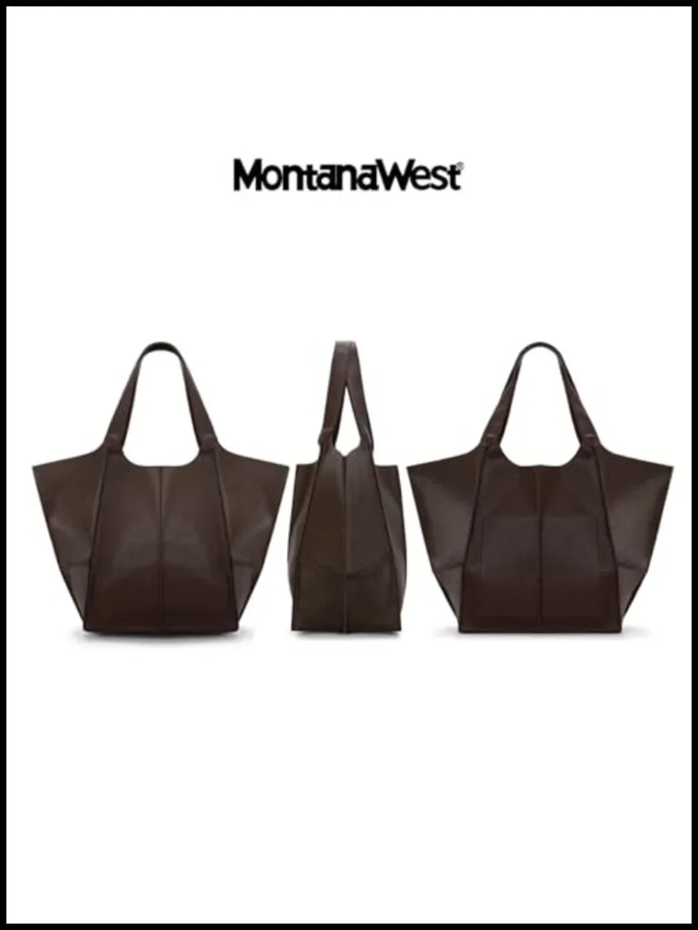 Large Slouchy Hobo Tote Bag Women Vegan Leather Handbag Shoulder Purse
